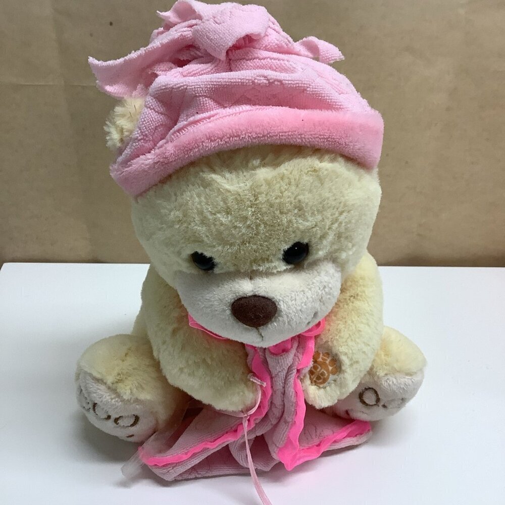 Rock A Bye Baby Musical Dream Pajamas Teddy Bear Plush Blanket & Hat (2009)